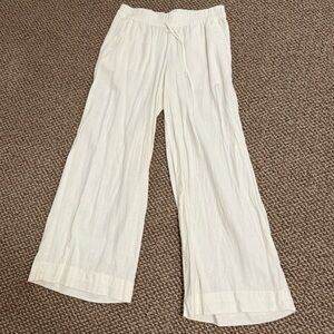 White Linen Pants